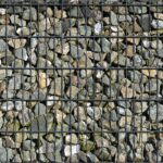 Gabionensteine in Metallgitter