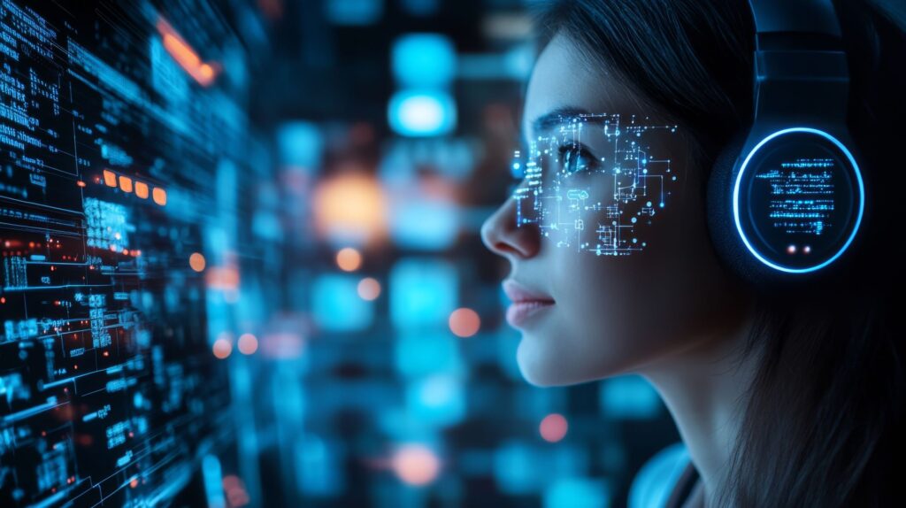 Technischer Übersetzer im digitalen Umfeld mit virtuellen Daten