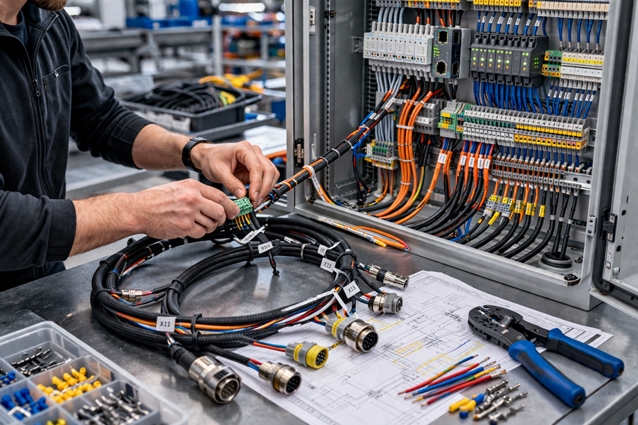 kabelkonfektionierung bei der fertigung